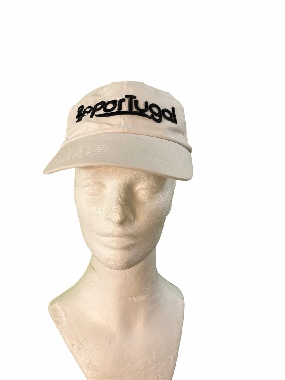 Portugal Hat Adjustable Strapback Cap White Embroidered Logo Dad Hat